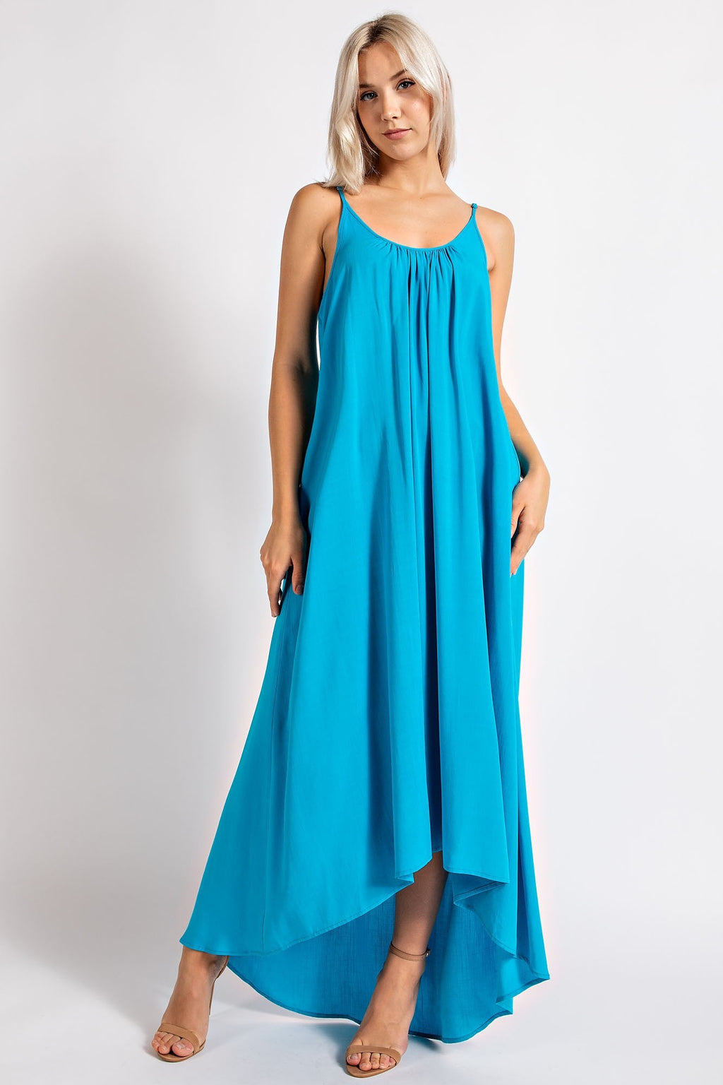 Ocean Blue Maxi Dress
