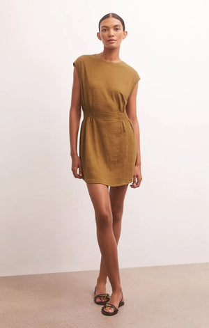 Z Supply: Rowan Textured Knit Dress | Camel