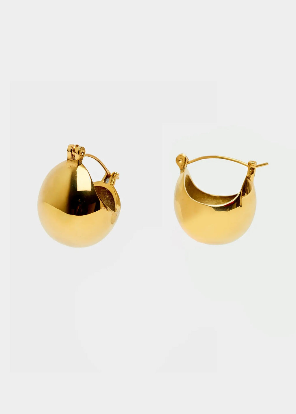 Dora Lobe Earrings | Gold